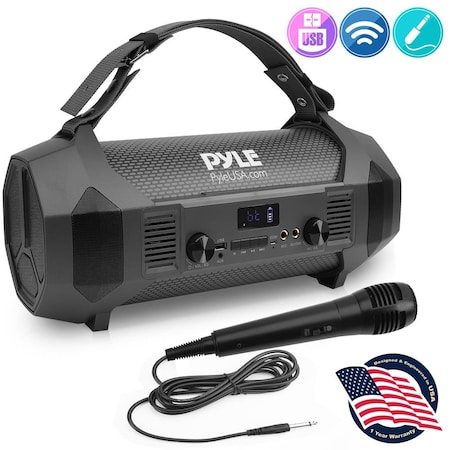 Pyle Portable Bluetooth Speaker, PBMSPG122 PBMSPG122